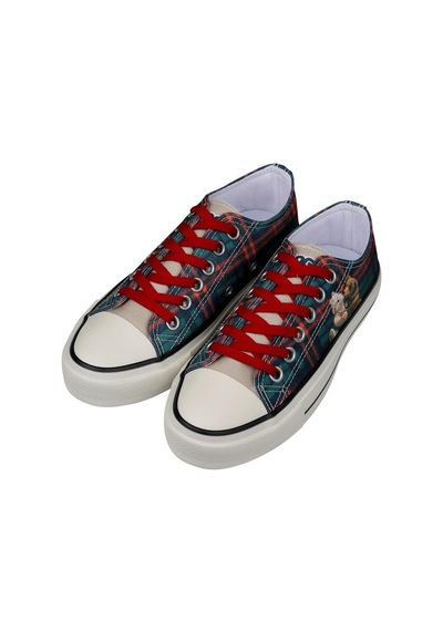 Kadın Vegan Çok Renkli Sneakers - Teddy Bear Tasarım
