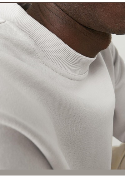 Jack & Jones Bisiklet Yaka Basic Sweatshirt - Collective 12251330 Moonbeam Koyu Mavi