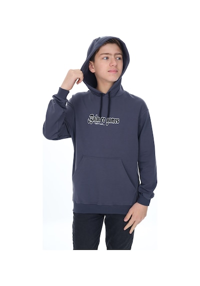 Toontoy Kids Toontoy Erkek Çocuk Oversize Kapüşonlu Hafif Düşük Omuz Baskılı Sweatshirt - 2 İplik Füme Toontoy Kids Toontoy Erkek Çocuk Oversize Kapüşonlu Hafif Düşük Omuz Baskılı Sweatshirt - 2 İplik Füme