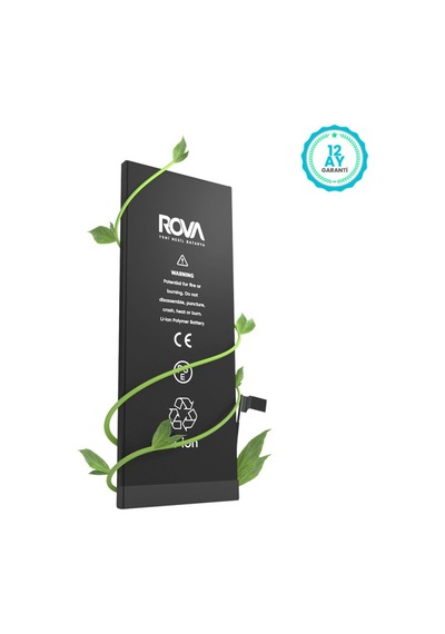 Rova Apple Uyumlu iPhone 6 Plus Yüksek Kapasiteli Batarya Pil 3810 Mah