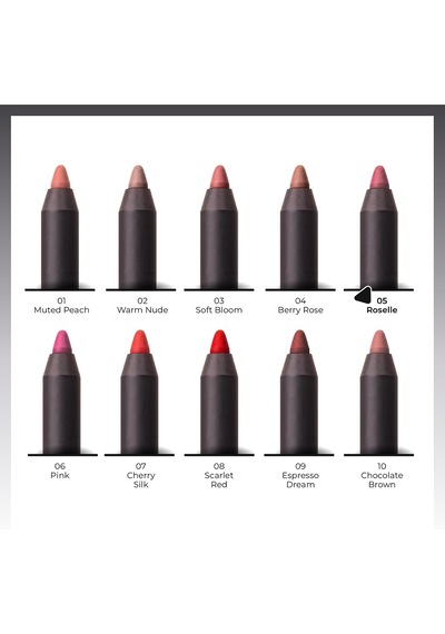 Cosmetics Silk Stay Lipliner Suya Dayanıklı İpeksi Dudak Kalemi - 05 Roselle Diğer