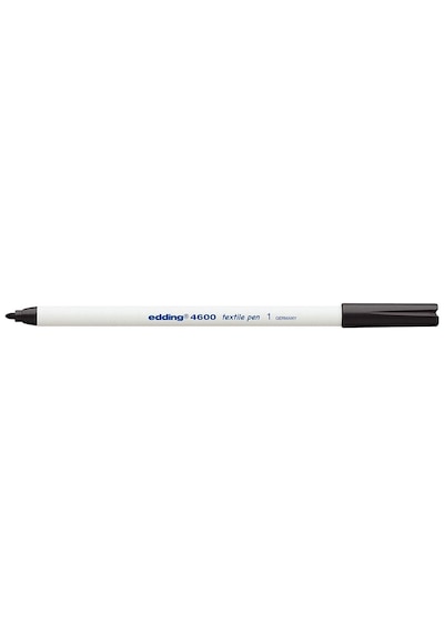 Edding 4600 Kumaş Kalemi - Siyah - N.01