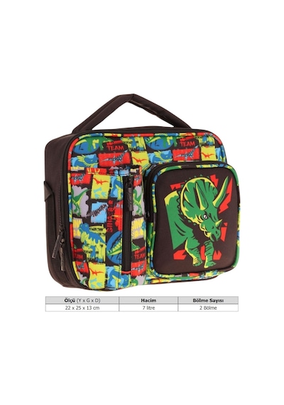 Kaukko Kıds Beslenme Çantası Leather Spaceshıp Ad-4002