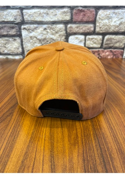 Hamze Hiphop Snapback Rapper Baseball Drip Unisex Şapka Cap Taba
