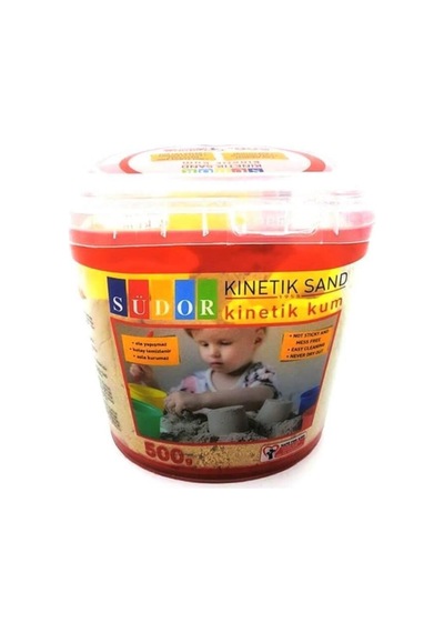 Kinetik Kum Kovalı Sarı Renk 500 Gr Çok Renkli