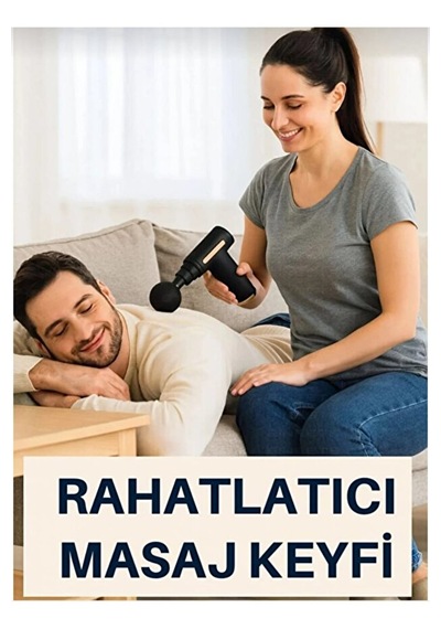 6 Kademeli Boyun Bel Sırt Bacak Ayak Masajı Mini Masaj Tabancası Çok Renkli