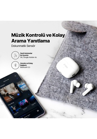 Ttec AirBeat 2KM154  Pro ANC Gerçek Kablosuz TWS Bluetooth Kulaklık