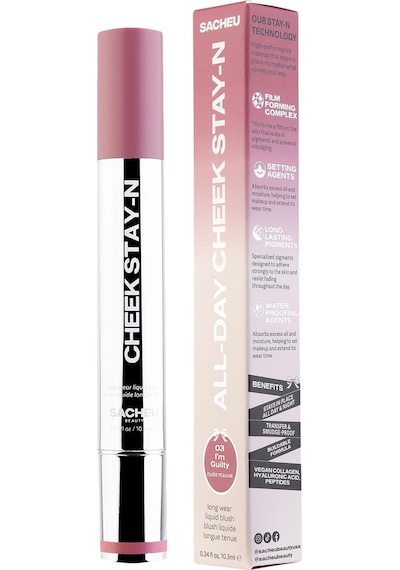 Sacheu Cheek Stay-n Uzun Süre Kalıcı Likit Allık 03 I'm Guilty 10 ML