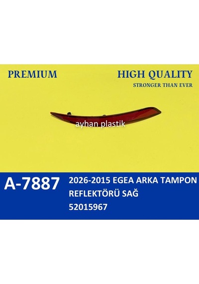 2026-2015 - 714 - Egea Arka Tampon - Glblseme - Reflektörü Sağ