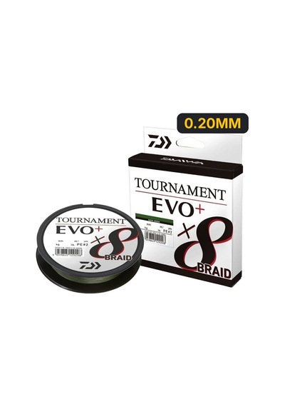 Daiwa Tournament Evo+ 8b Dark Green İp Misina 270m 0.20mm