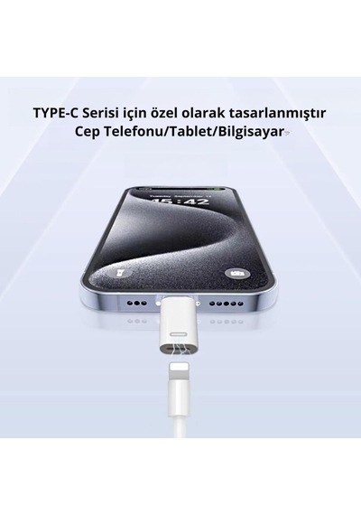 Daytona A-6004 Type-c To Lightning Şarj Data Çevirici Dönüştürücü Adaptör X 2 Adet