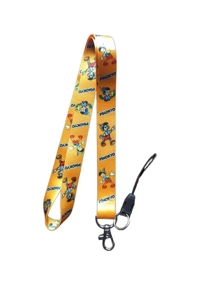 Pinokyo Yaka Kartı, Boyun Askı Ipi, Kart Askı Ipi, Telefon Askı Aparatı, 2 Cm