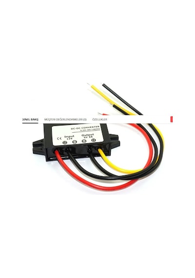 12v İçin 5v 3a 15w Dc Dc Converter Su Geçirmez Araba Uyumlu Konve