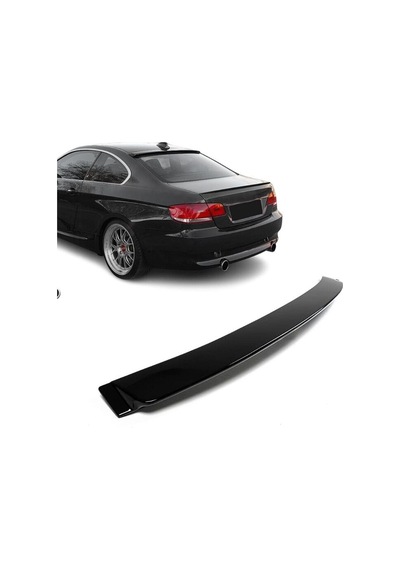 Autogp Bmw E92 Cam Üstü Spoiler Siyah Boyalı Plastik 2005 / 2012