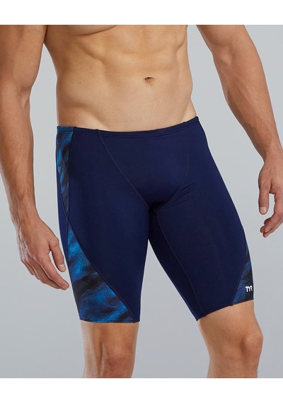Tyr Durafast Elite Men's Blade Splice Jammer Swimsuit - Soren mavi