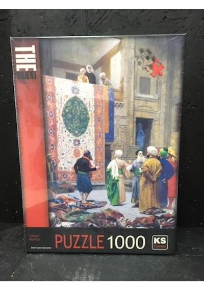 Ks Games Puzzle 1000 Parça Carpet Market Puzzle