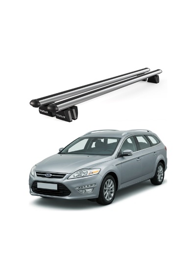 Pençe Ford Mondeo Sw Mk Iv 2007-2014 Uyumlu Gri Ara Atkı Port Bagaj Tavan Barı