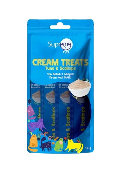 Sıvı Kedi Ödül Maması Ton Balıklı & Deniz Ürünlü 4x14 Gr