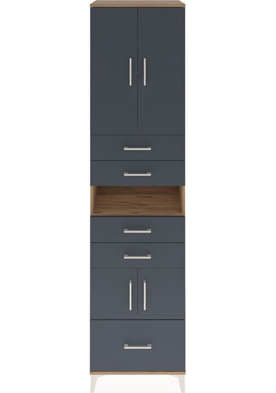 Hyperion Dolap 4 Raflı 5 Çekmeceli 4 Kapaklı 60x44x243 Çam-antrasit Atlas Çam Hyperion Dolap 4 Raflı 5 Çekmeceli 4 Kapaklı 60x44x243 Çam-antrasit Atlas Çam