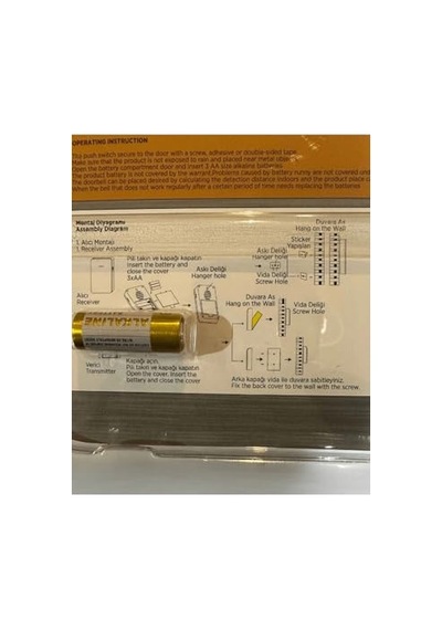 Uzaktan Kumandalı Zil Lux Model Ct-104