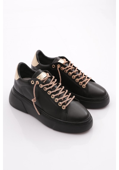 Dgn Es854 Kadin Kalin Taban Silver Taş Bağcikli Sneakers Ayakkabi ES854-2007-R123499 Siyah Dgn Es854 Kadin Kalin Taban Silver Taş Bağcikli Sneakers Ayakkabi ES854-2007-R123499 Siyah