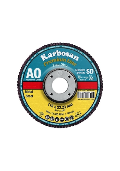 Karbosan Premium Ao 180 Flap Disk 80Kum - 983225