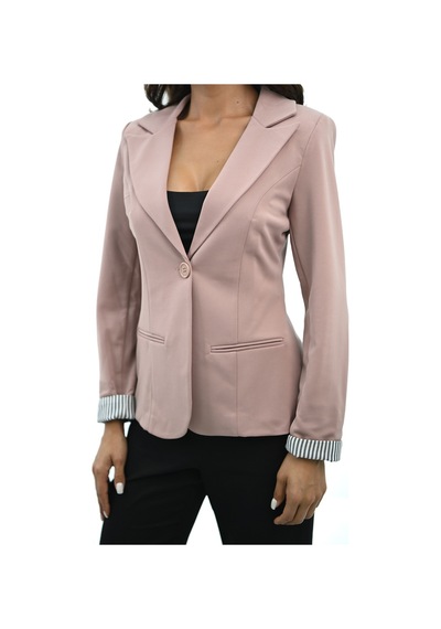 Kadın Tek Düğme Detaylı Blazer Ceket 5522 001