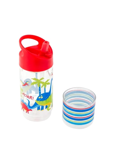 Stephen Joseph Atıştırmalık Bölmeli Pipetli Suluk 300 Ml Dinozor STANDART