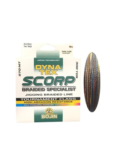 Dft Discovery Bojin Scorp Jigging Braided Line 0.60mm Misina 270mt