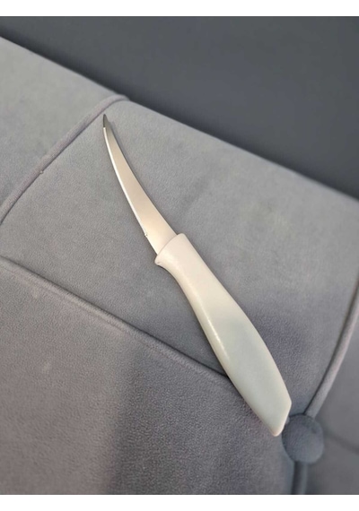 Rooc Mr-06 6lı Dilimleme Ve Meyve Bıçak Seti Gri Orta Boy Lazer Kesim Tırtıklı Meyve Bıçağı