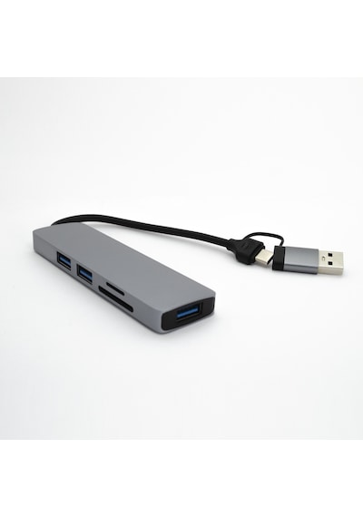 Winex 5in1 USB &Type-C to 3x USB3.0 TF SD Çoklayıcı Hub Adaptör