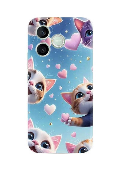 Honor 600 Lite Lna-nx1 Uyumlu Kılıf Boutique Baskılı Resimli Kalp Ve Kedi Pcode -035