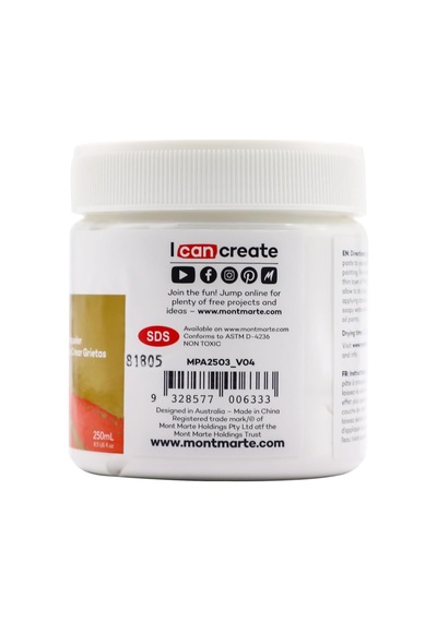 Mm Premium Crackle Paste 250ml Çok Renkli