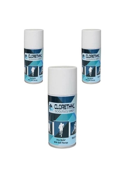 Clorethyl Soğutucu Sprey 150Ml X 3 Adet