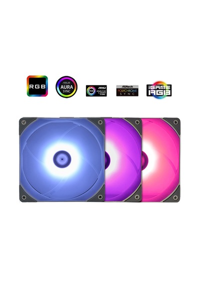Thermalright Tl-c12r-l Rgb 120mm Siyah 3 Lü Kasa Fanı