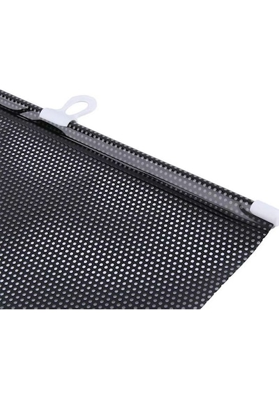 Araba İçi Katlanabilir Araç Oto Ön Cam Güneşlik Branda 40X125Cm-Siyah
