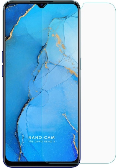 Oppo Reno3 (Cph2043) Nano Kırılmaz Cam Ekran Koruyucu Şeffaf