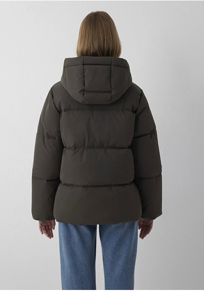 Mavi Kapsonlu Ceket Black Olive Haki
