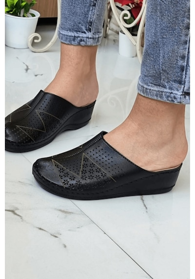 Neon Shoes Lisa Kadın Sabo Medikal Doktor Hemşire Hastane Tam Ortopedik Önü Kapalı Ev Dışarı Terlik 001