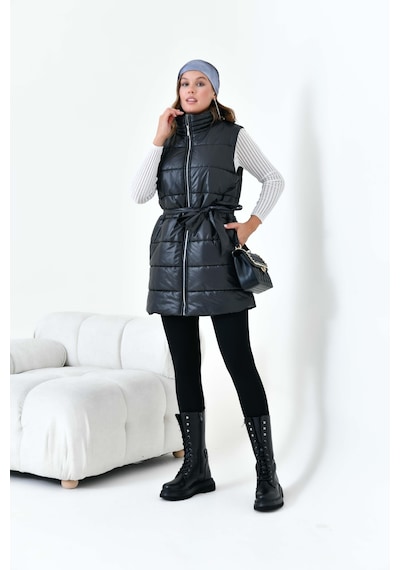 FTZ Women Ftz Kadın Kapitone Yelek Siyah 30944 Siyah