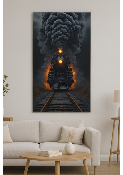 Kara Tren Alev & Duman Temalı
