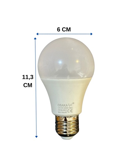 Osaka 10w 75w 6500k Beyaz Işık E27 Duylu Dim Edilebilir Led Ampul