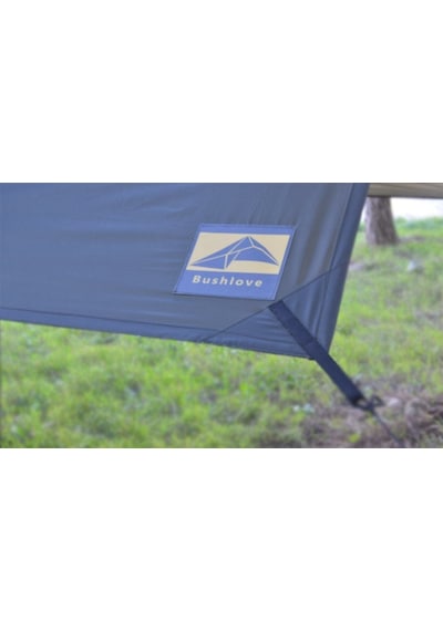 Bushlove Bushcraft Premium 4 Mevsim Tarp Tente 3m 3m Haki