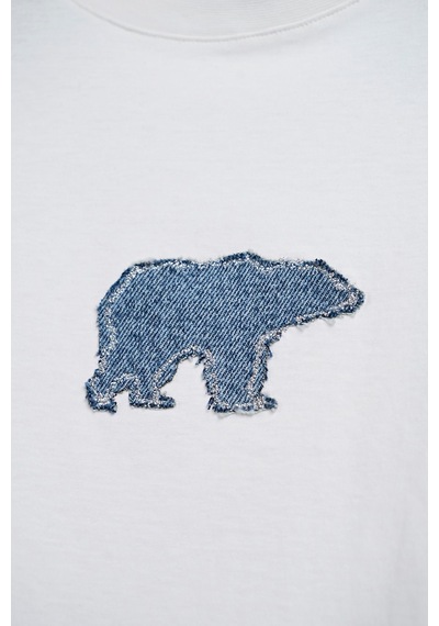 Bad Bear Kız Çocuk Tişört 25.06.07.005-c04 Ekru