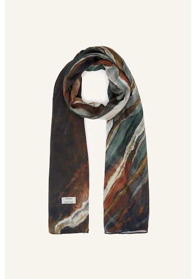 Defacto Fresh Scarfs X Defacto Ocean Batik Keten Karışımlı Şal I1749ax26smkr1 Çok Renkli-kr1