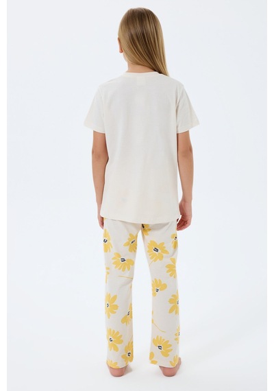 Rolypoly Kız Çocuk Krem Pijama Takım Rp3785-c-v1 KREM