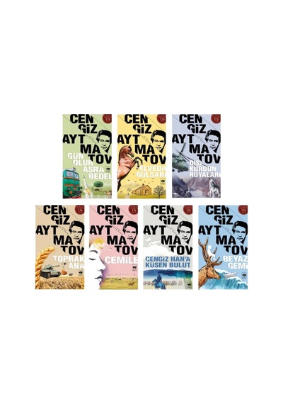 Cengiz Aytmatov Seti 7 Kitap Beyaz Gemi+gün Olur Asra Bedel+toprak Ana+elveda Gülsarı+cemile+dişi K