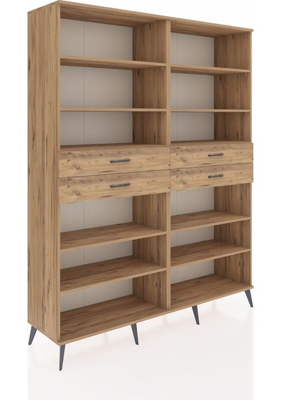 Hyperion Gardrop 10 Raflı 4 Çekmeceli 176x44x221 Çam-çam Çam Hyperion Gardrop 10 Raflı 4 Çekmeceli 176x44x221 Çam-çam Çam