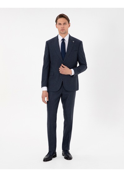 Pierre Cardin Erkek İndigo Takım Elbise 50291962-vr028