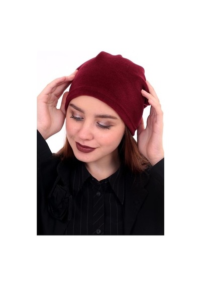 Deafox Bordo Boyunluk Polar Bere Siyah